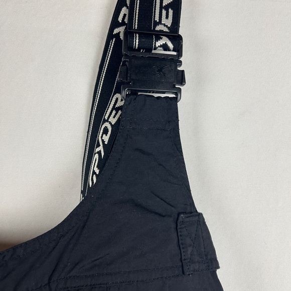 Spyder dynatec Schoeller black long ski bib snowboard adjustable size M long - Picture 5 of 15